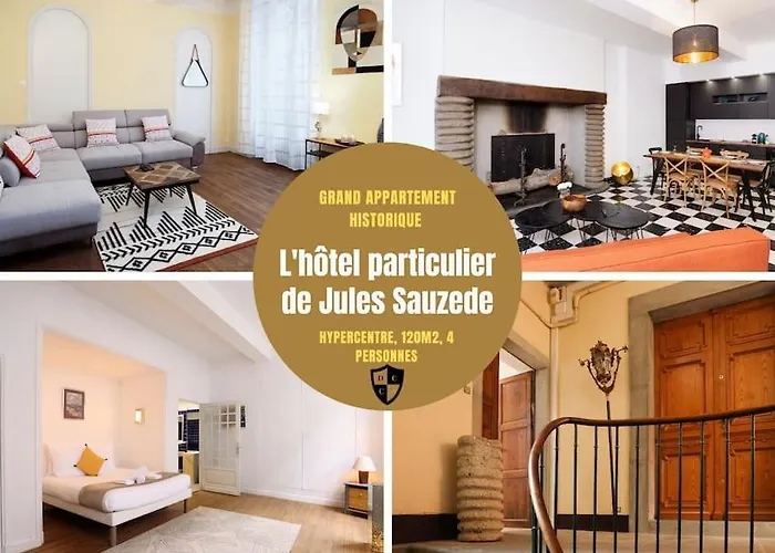 Apartment L'hotel Particulier, 120m2, Hypercentre, Wifi / Conciergeriedamecarcas